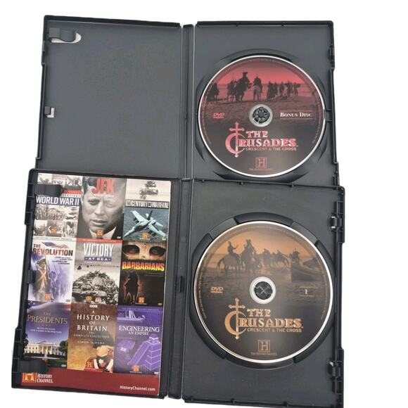 The Crusades Crescent & The Cross History Channel Miniseries DVD Set - Picture 3 of 6